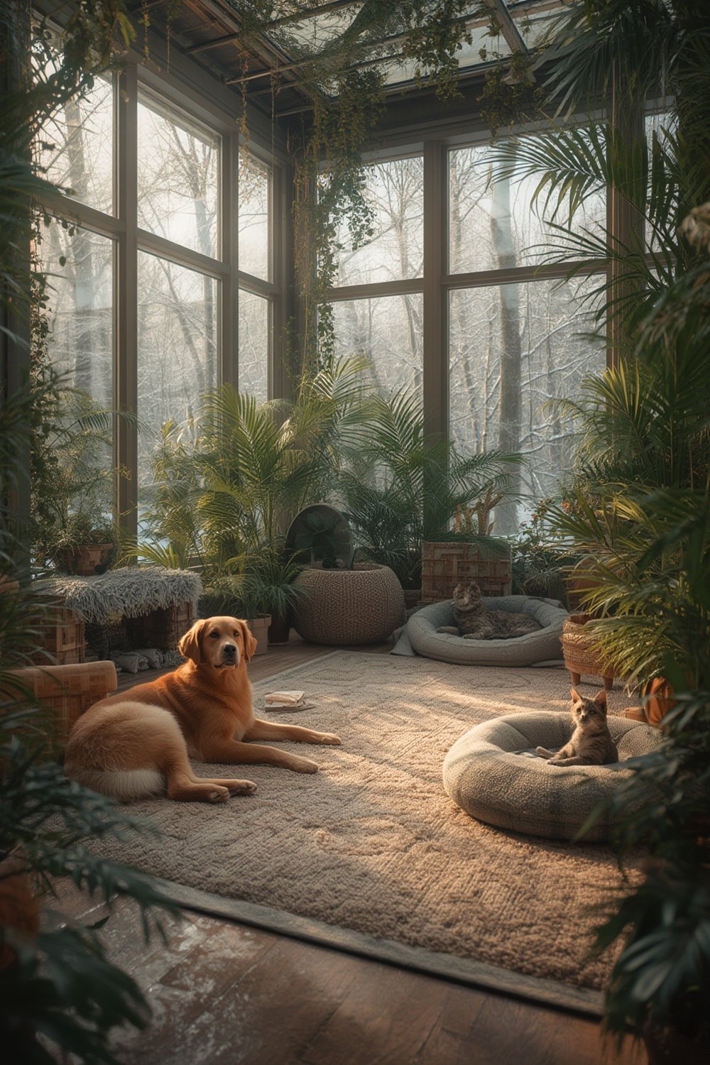 pet paradise winter garden - Illustration 1