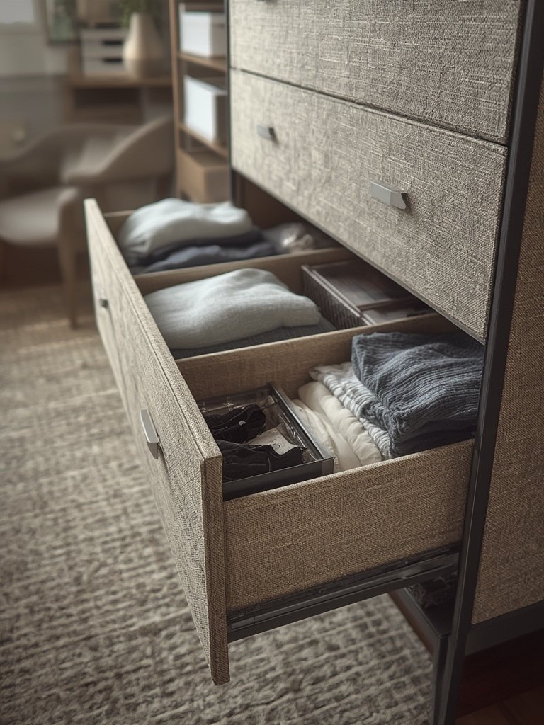 fabric dresser in action