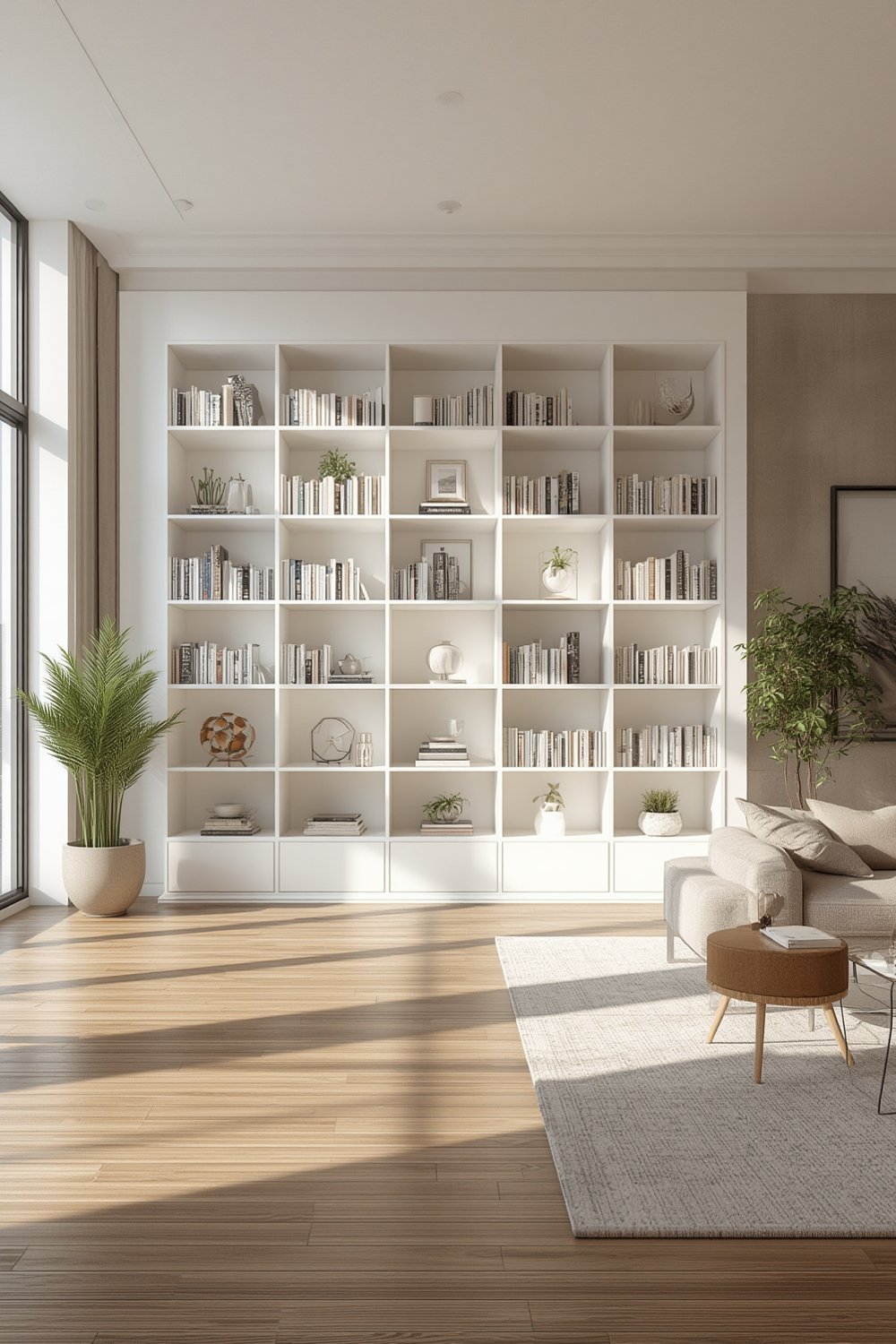 bookshelf white product view