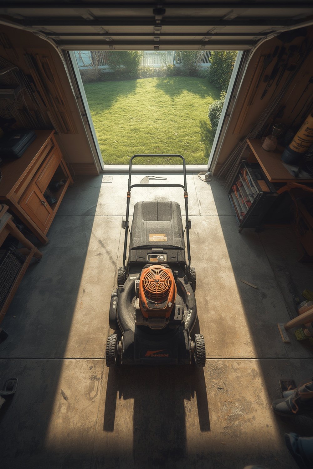 how to sharpen lawn mower blade