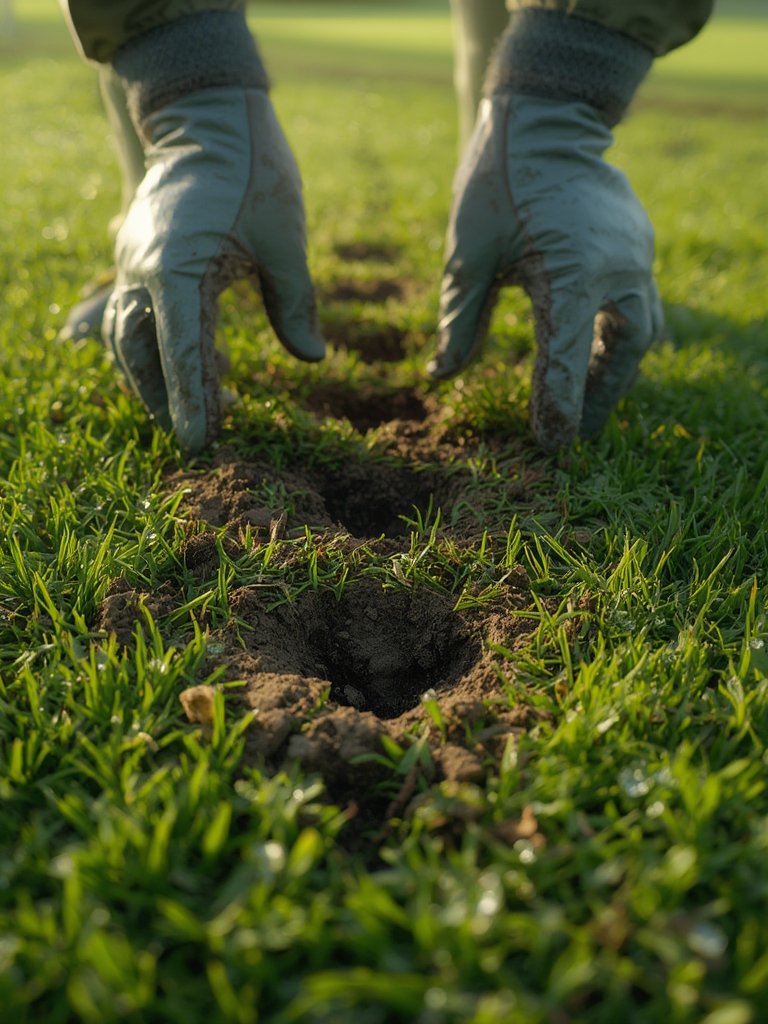 lawn aeration service - Illustration 2