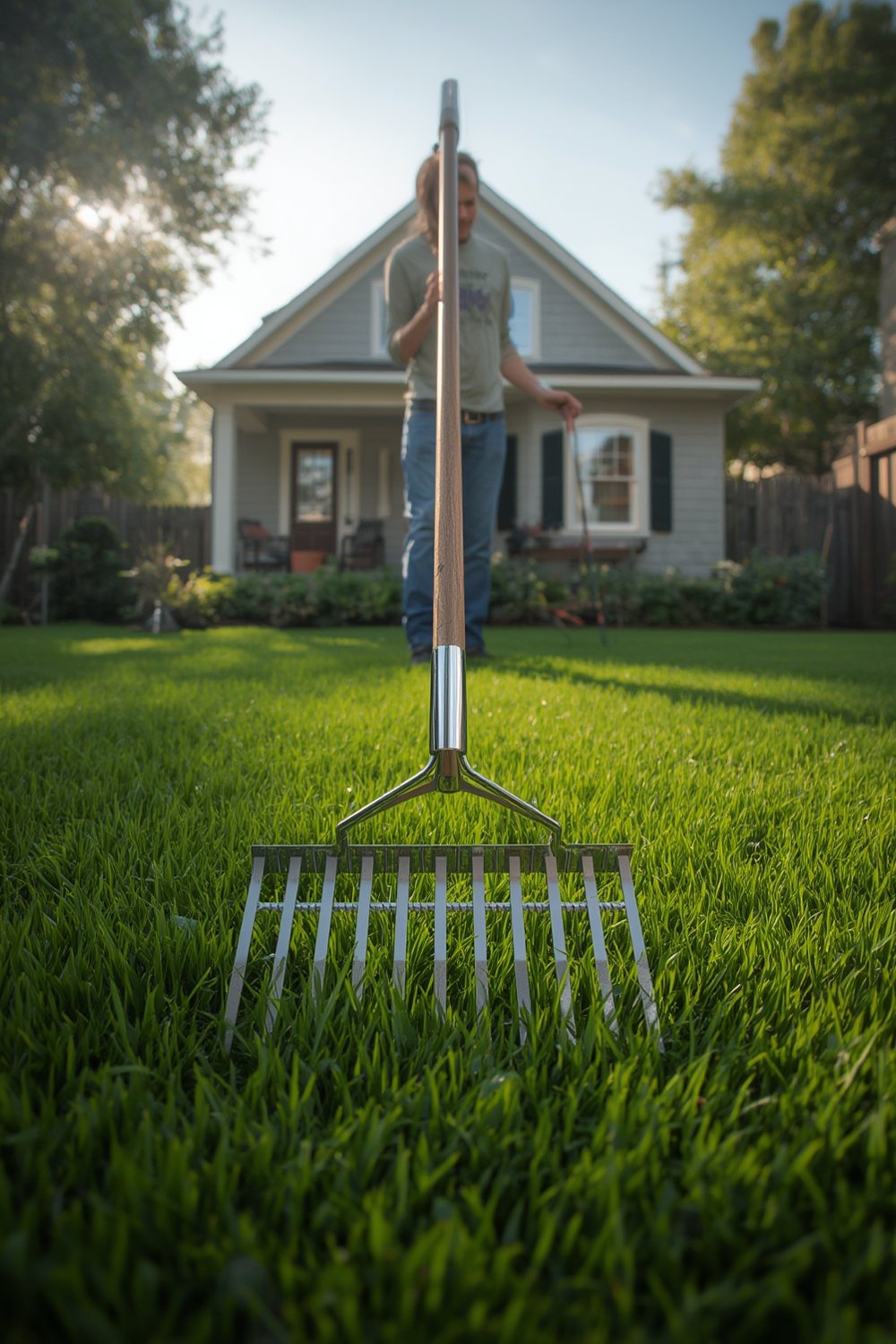 lawn leveling rake - Illustration 1