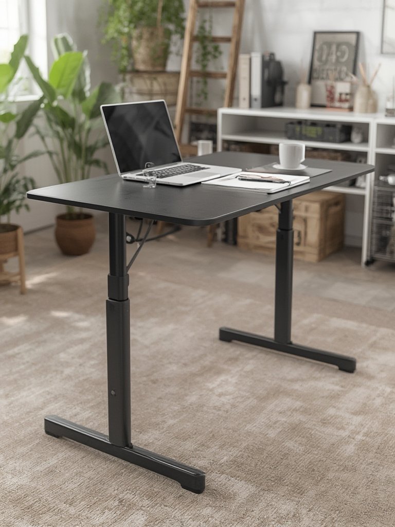 folding table in action