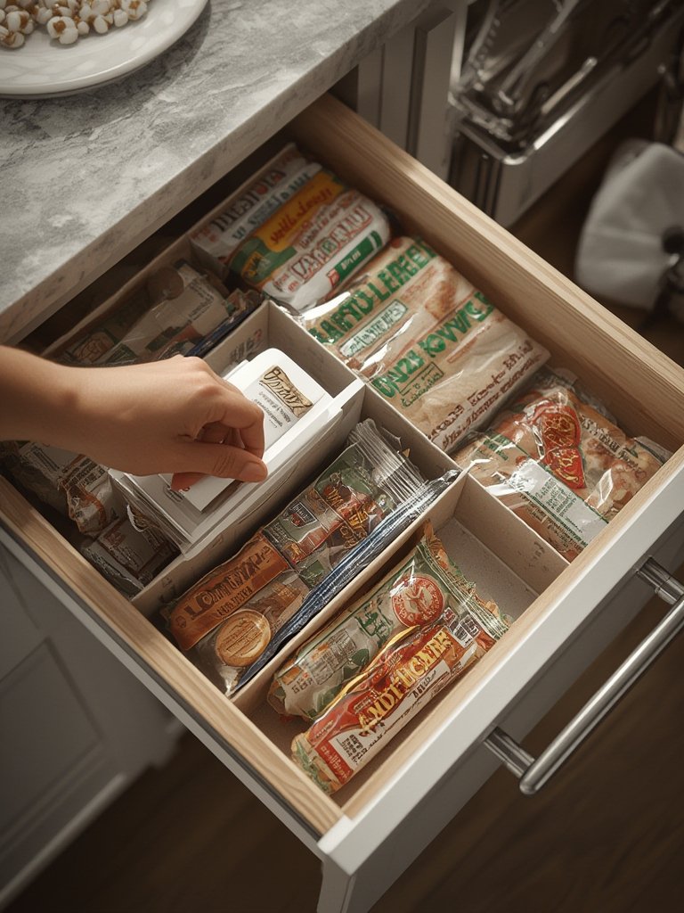 bag organizer in action