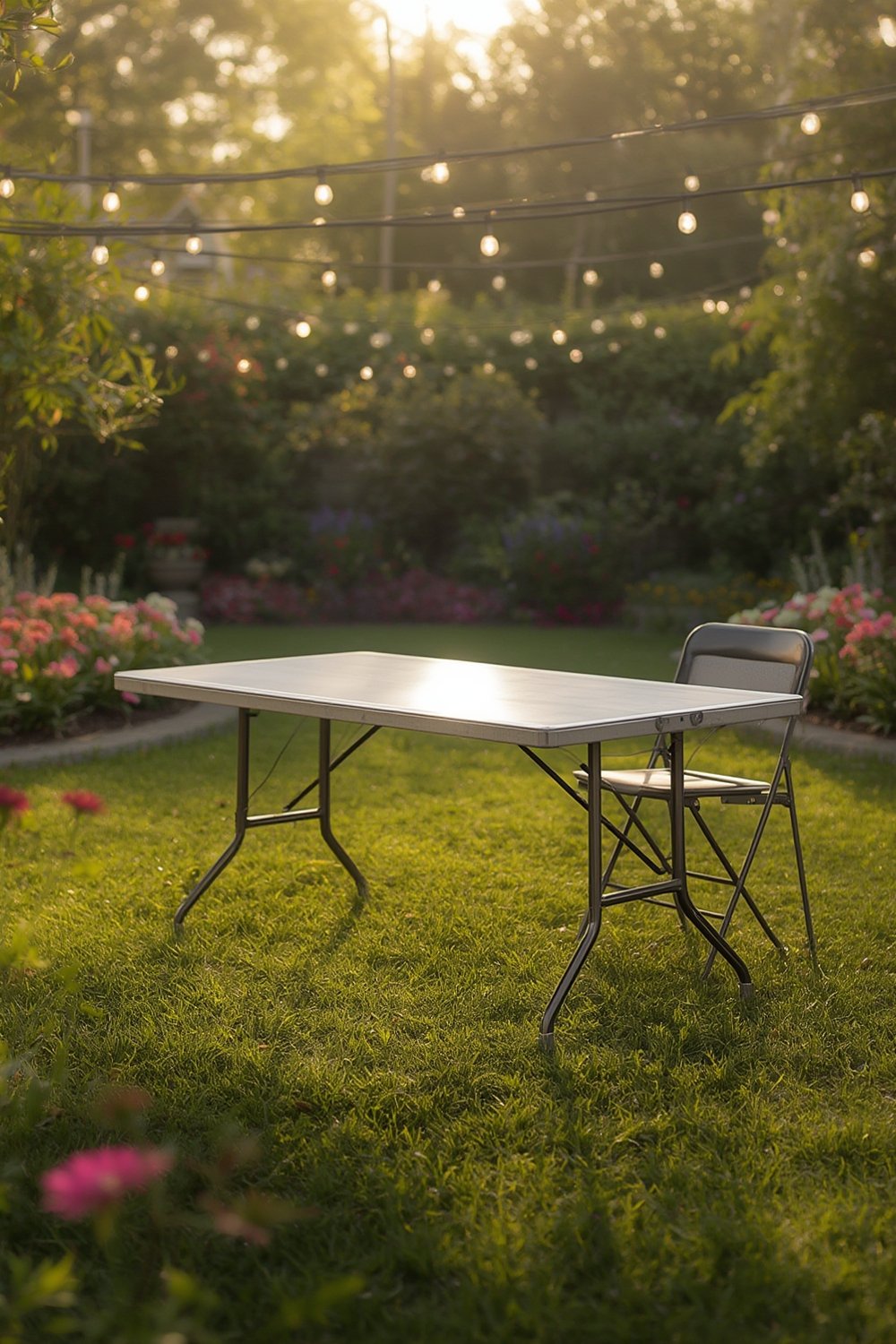 folding table product view