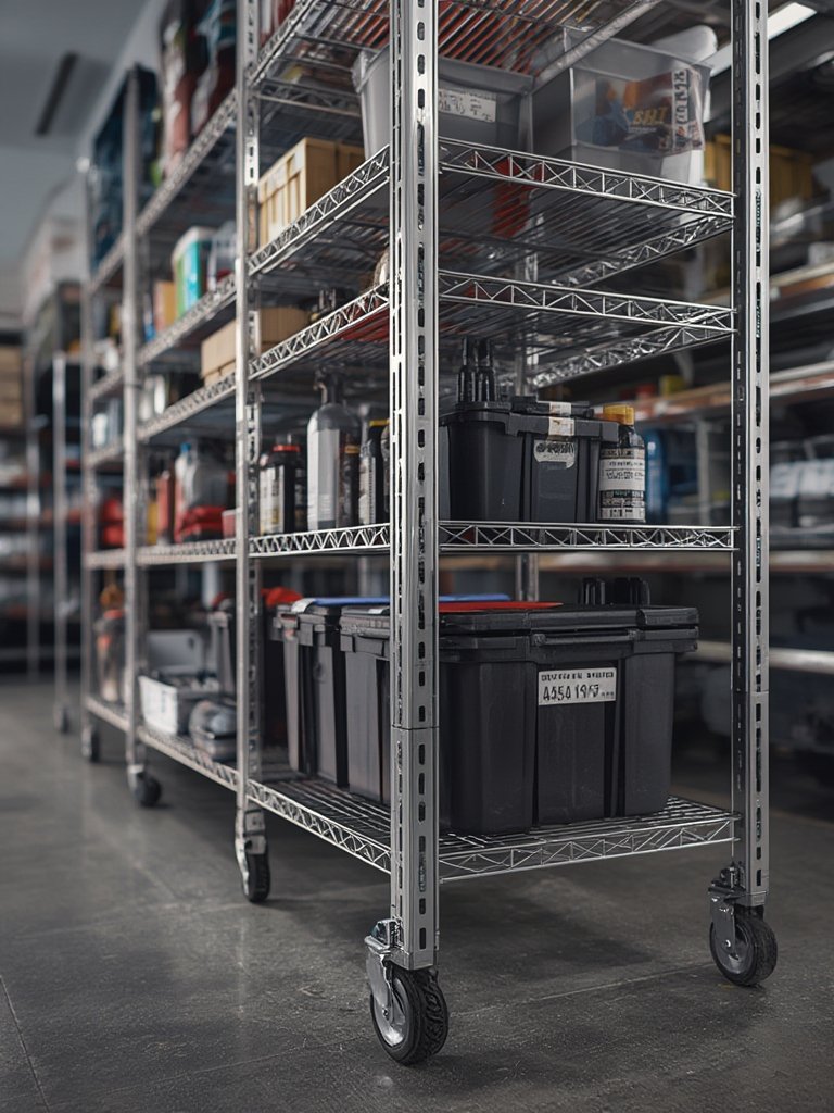 storage shelving in action