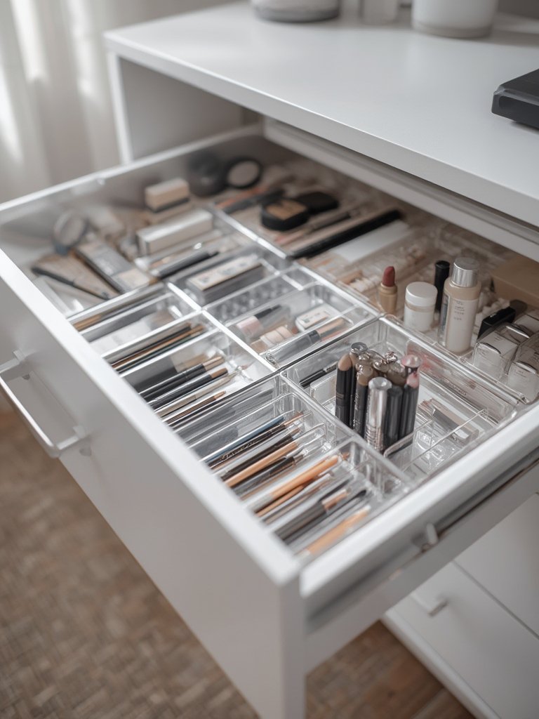 drawer organizer in action