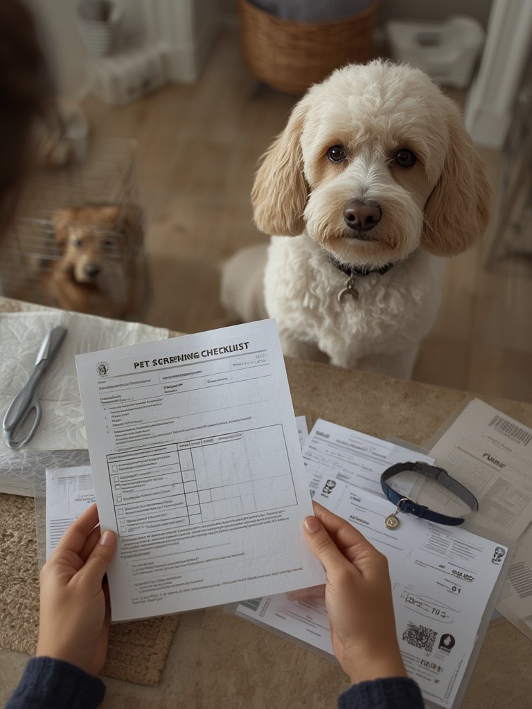 pet screening checklist