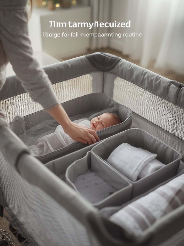 playard crib in action