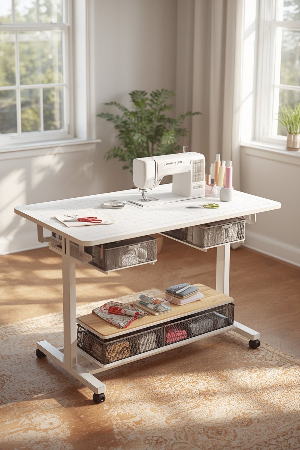 sewing table product view