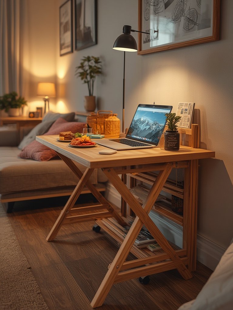 folding tables in action