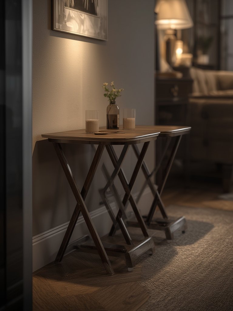 folding tables in action