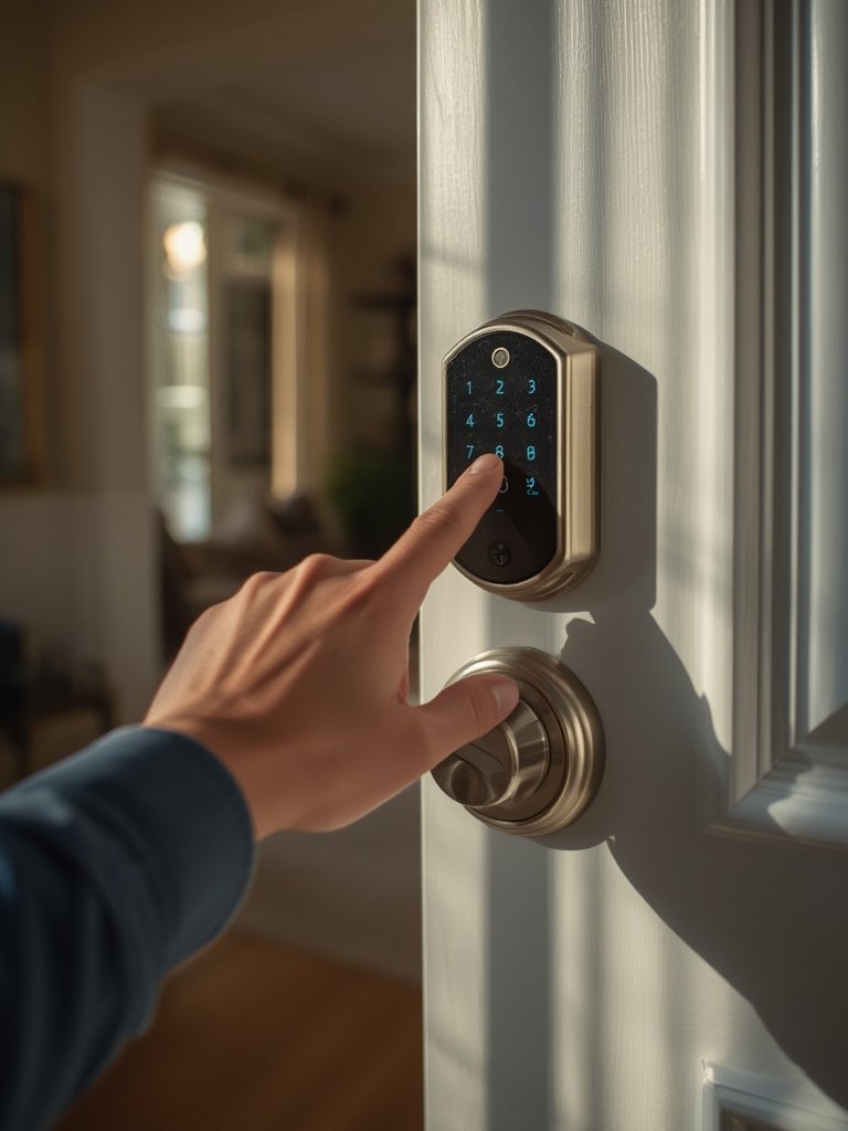 Keypad Deadbolt: 10 Ultimate Steps For Simple Home Security In 2026 2 keypad deadbolt in action