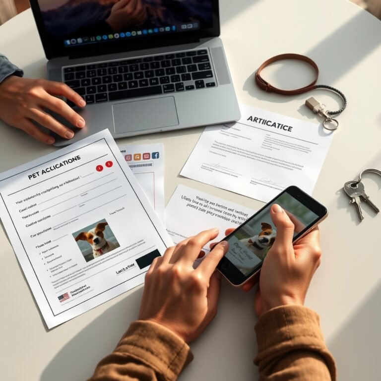 pet documentation checklist rental